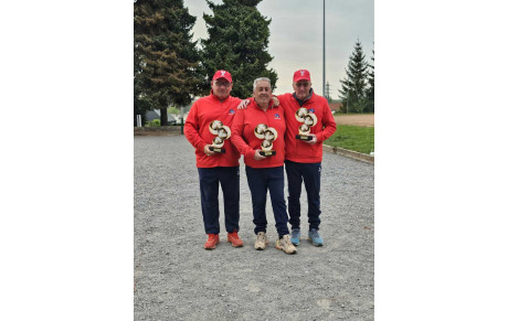 Championnat de France triplette vétérans 2026